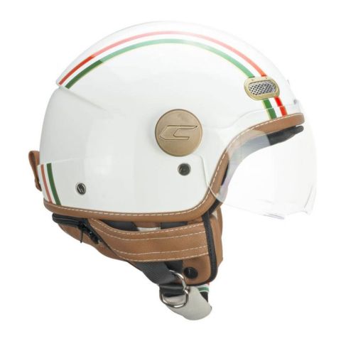 Casco Cgm 191i Pix It Visiera Sagomata Verde Bianco Rosso