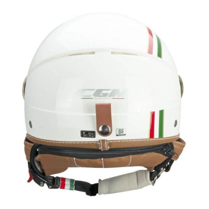 Casco Cgm 191i Pix It Visiera Sagomata Verde Bianco Rosso