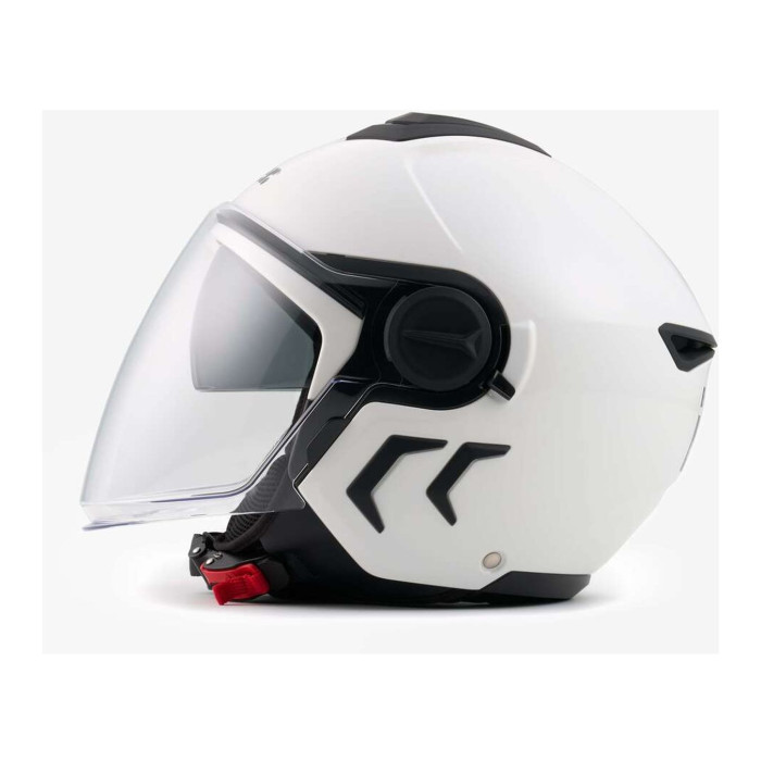 Casco Blauer Demi Jet Dj01 Mono Glossy White