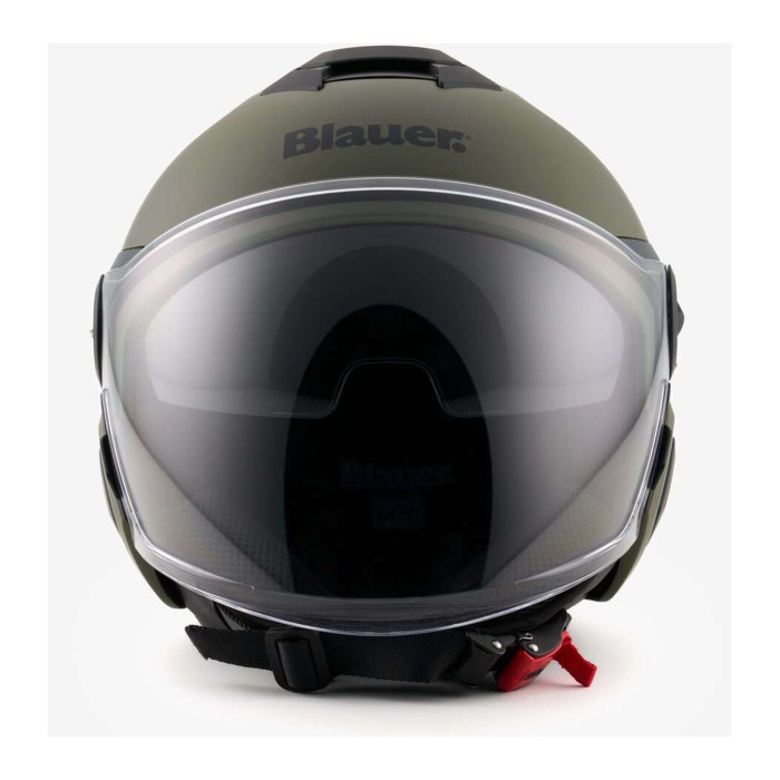 Casco Blauer Demi Jet Dj01 Mono Matt Green