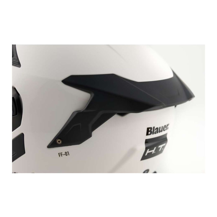 Casco Blauer Jet Jj01 Mono Glossy White