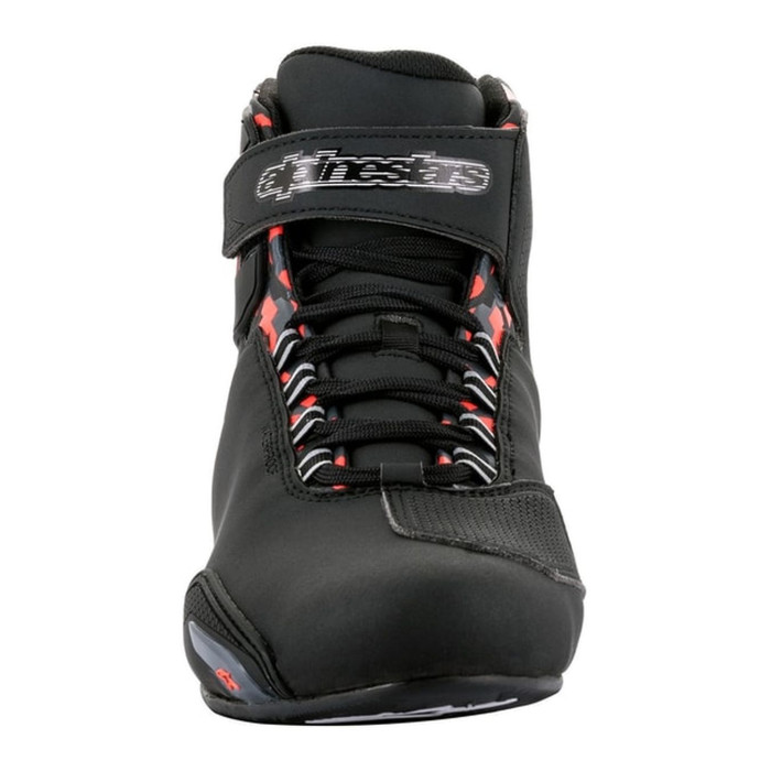 Scarpe Alpinestars Sektor Waterproof Shoe Black Dark Grey Red