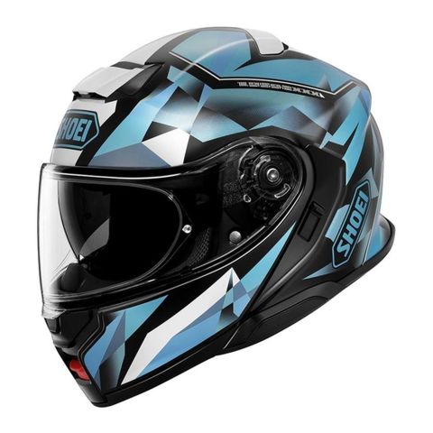 Casco Shoei Neotec 3 Fragments Tc2 Blu Nero Bianco