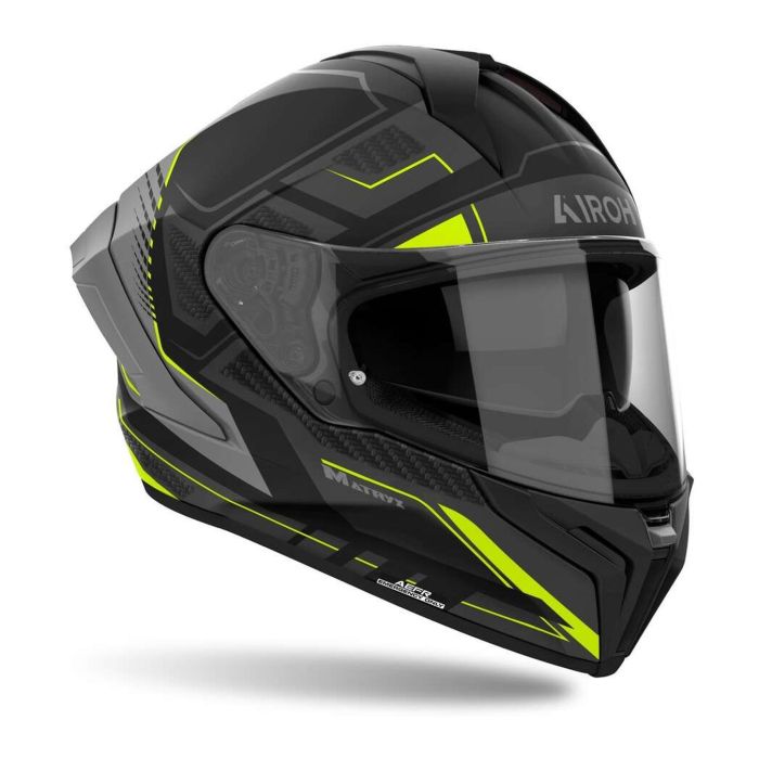 Casco Airoh Matryx Rocket Yellow Matt