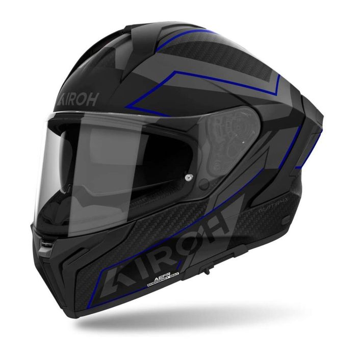 Casco Airoh Matryx Sentinel Blue Matt