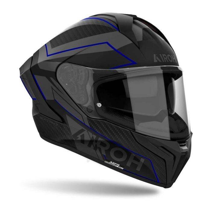 Casco Airoh Matryx Sentinel Blue Matt