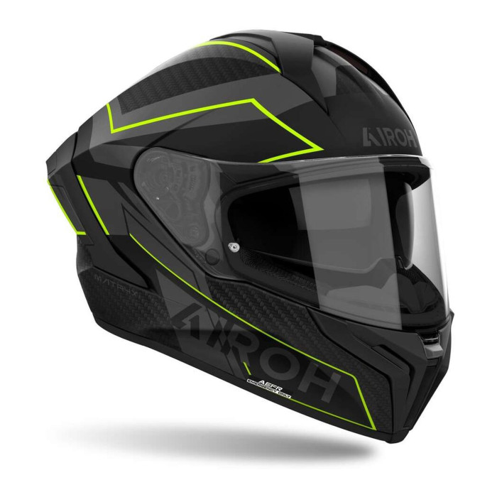 Casco Airoh Matryx Sentinel Yellow Matt