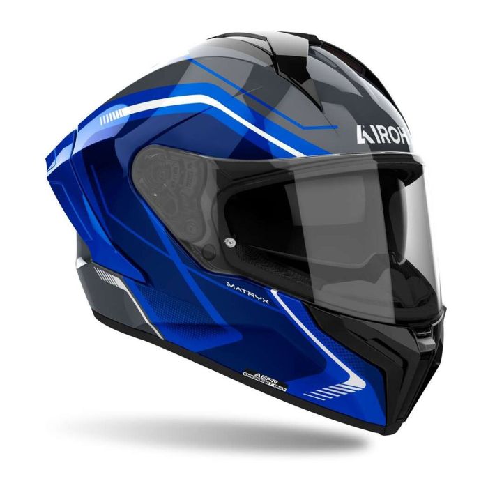 Casco Airoh Matryx Wide Blue Gloss