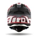 Casco Airoh Aviator 3 Monarch Grey/red Matt