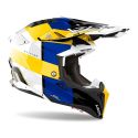 Casco Airoh Aviator 3 Monarch Blue/yellow Gloss