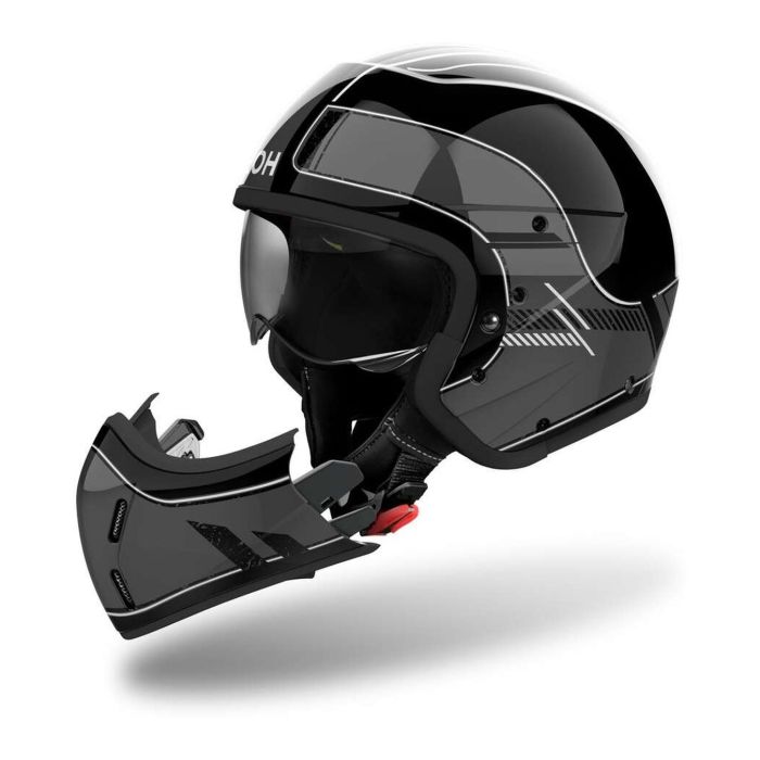 Casco Airoh J110 Raster Dark Grey Gloss