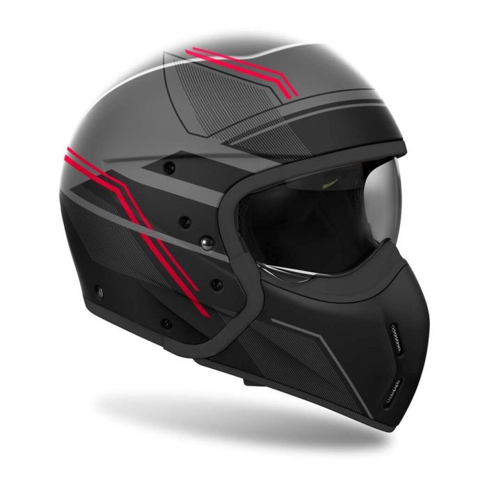 Casco Airoh J110 Slim Red Matt