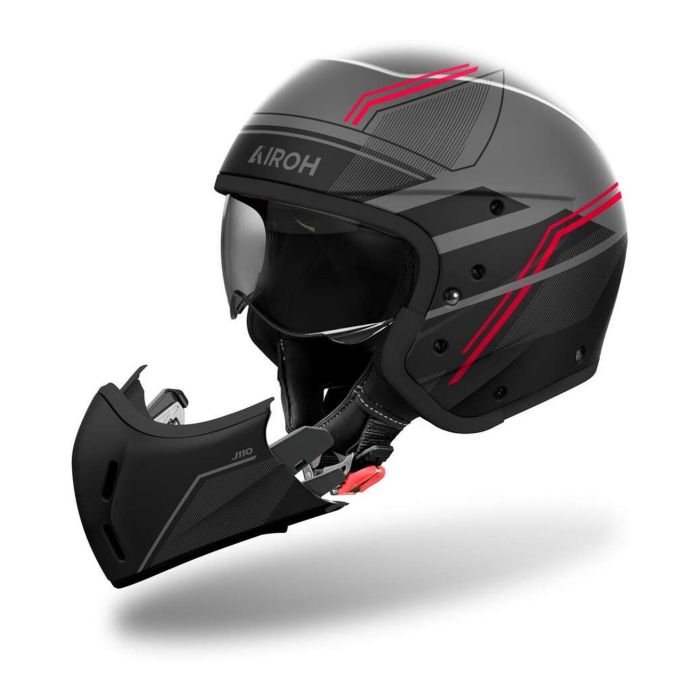 Casco Airoh J110 Slim Red Matt