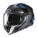 Casco Modulare Hjc F100 Bios Mc2 Grigio Blu Nero