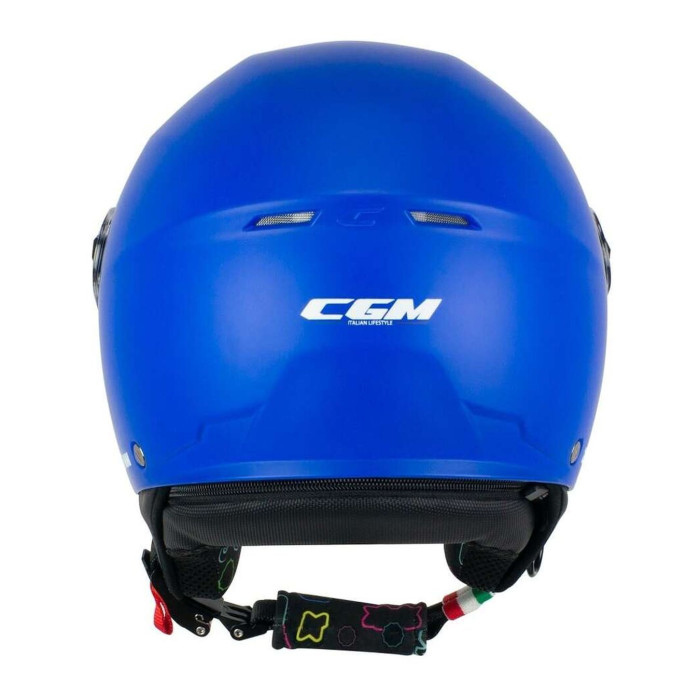 Casco Bambino Cgm 261a Mini Mono Azzurro Opaco