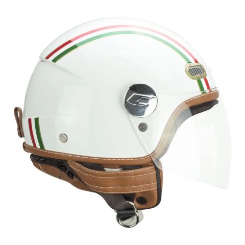 Casco Cgm 191i Pix It Visiera Lunga Verde Bianco Rosso