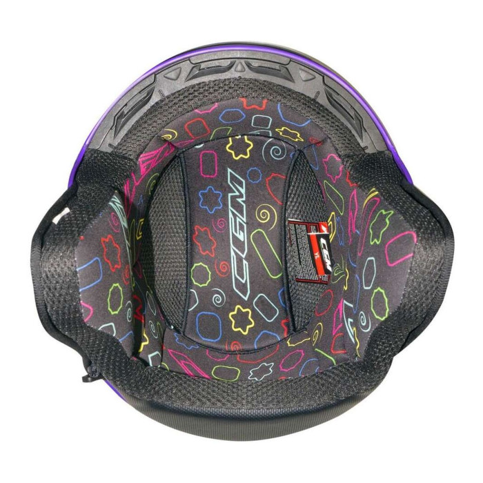 Casco Bambino Cgm 261g Mini Comics Fucsia Bianco