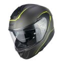 Casco Integrale Cgm 360g Kad Ride Grafite Giallo Fluo