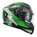 Casco Integrale Cgm 360s Kad Race Grigio Verde