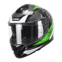 Casco Integrale Cgm 360s Kad Race Grigio Verde