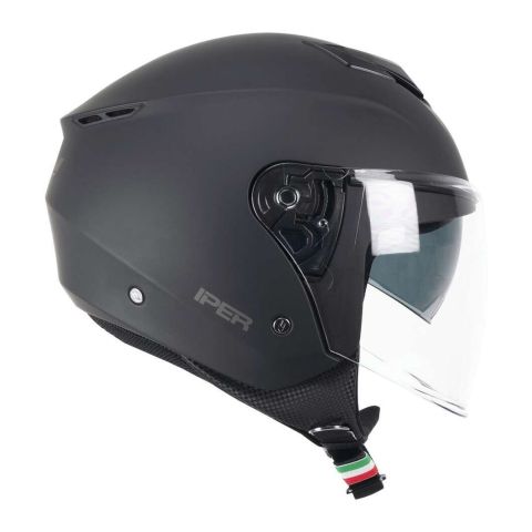 Casco Cgm 126a Iper Mono Nero Opaco