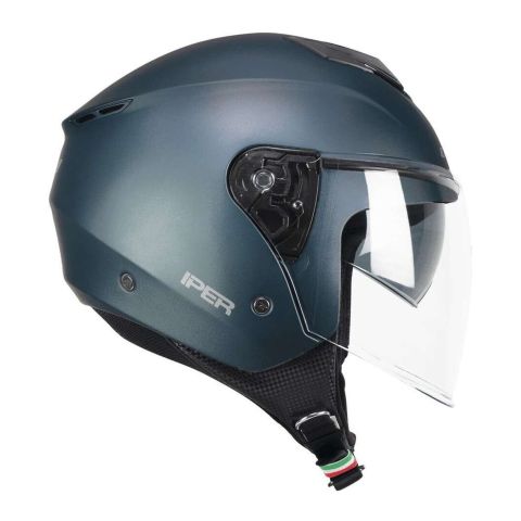 Casco Cgm 126a Iper Mono Petrolio Satinato