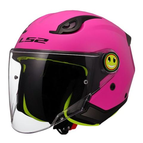 Casco Jet Ls2 Of622 Funny Ii Solid Pink