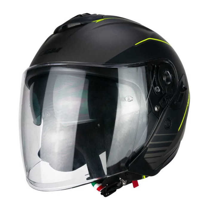 Casco Cgm 160g Jad Ride Grafite Giallo Fluo
