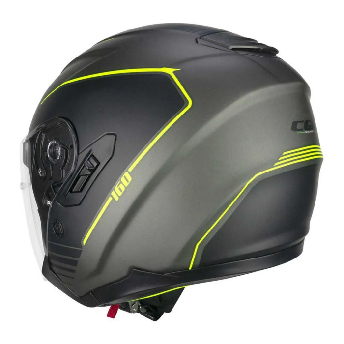 Casco Cgm 160g Jad Ride Grafite Giallo Fluo