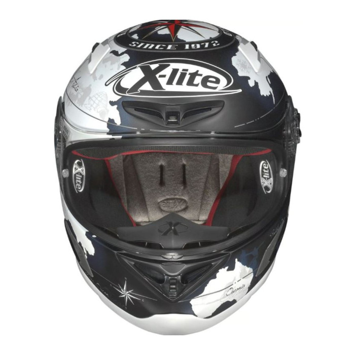 Casco Top Di Gamma Nolan X-lite X802r Rockstar Checa Flat Black