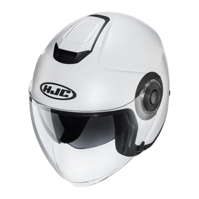 Casco Jet Hjc i40N Solid Semi Flat Pearl Whit