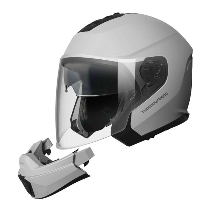 Casco Tucano Urbano Hyperlink Matt Light Grey