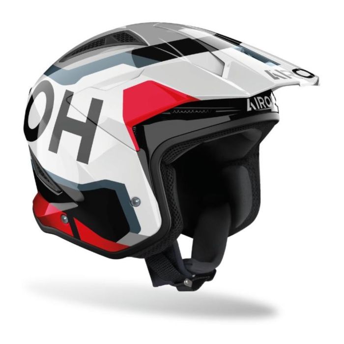 Casco Airoh Trr Ii Jupiter Red Gloss