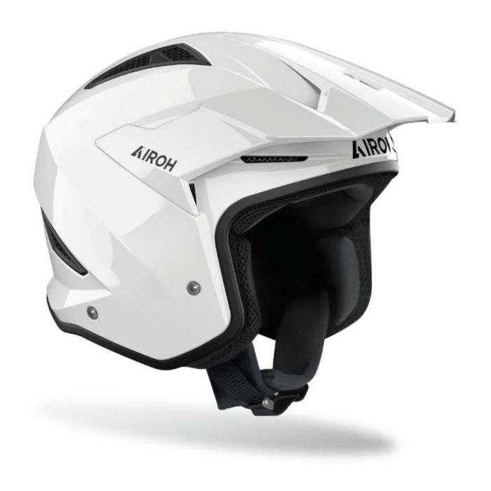 Casco Airoh Trr Ii Color White Gloss
