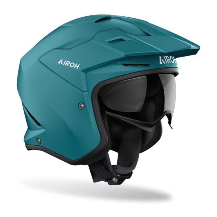 Casco Airoh Kombakt Color Petrol Green Matt