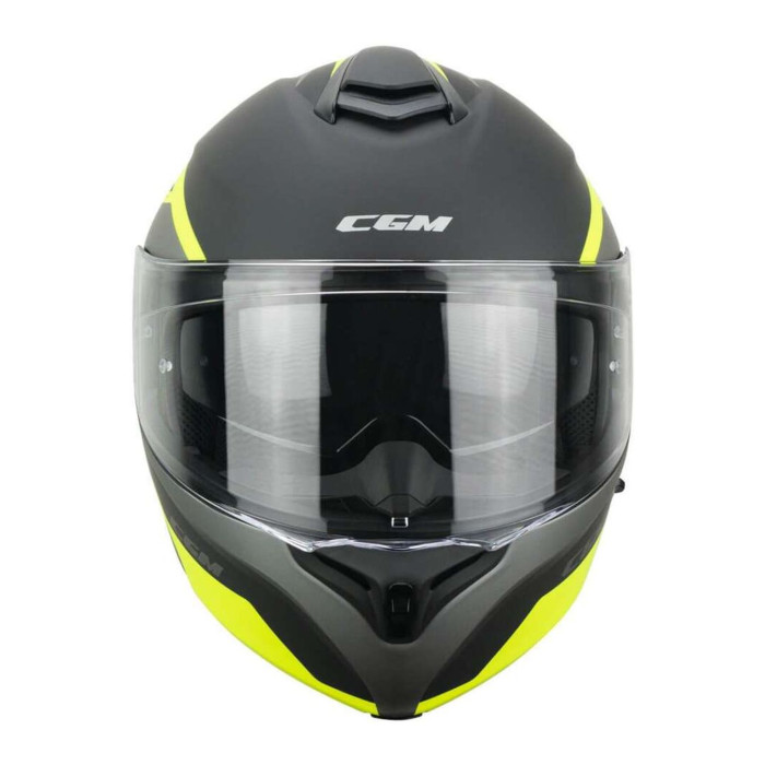 Casco Modulare Cgm 568g Ber Dresda Grafite Giallo Fluo