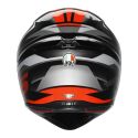 Casco Integrale Agv K1 S Fastlap E2206 Black/grey/red