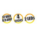 Carica Batterie Manutentore Bc Easy 4 12v. 2 Attacchi