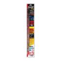 Ep-stripDrl 2x50cm 24led Fondo Nero,led Bianchi, 12v Proiezione Latera