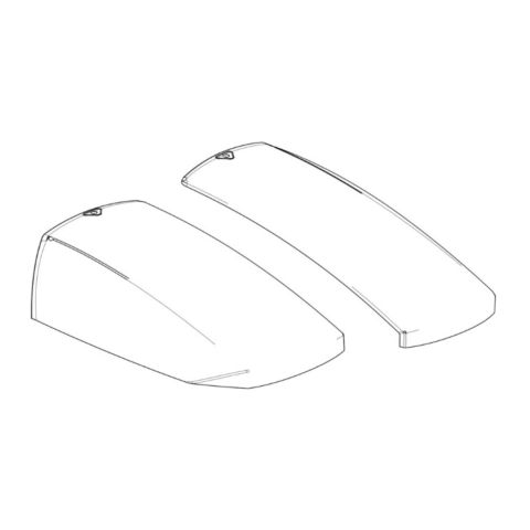 Shad Set Color Lid Sh23 Aluminium L/r ( Bcn) Cod. D1b23e25