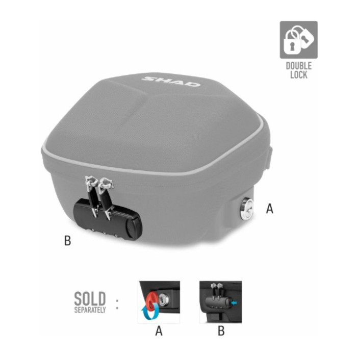 Shad Tank Bag 3 L Thermo-formed Eva – Click System Cod. X0se02c