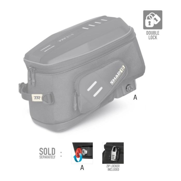 Shad Tank Bag 15 L – Click System Cod. X0tr15c