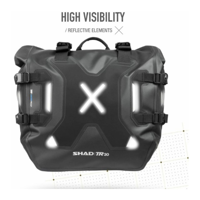 Shad Adventure Waterproof Terra Saddlebags Tr30 Cod. X0tr30