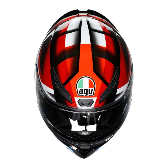 Casco Integrale Agv K1 S Fastlap E2206 Black/red/blue
