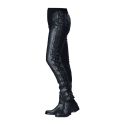 Pantalone In Pelle Donna Ixs String Ii Nero