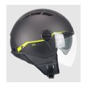 Casco Estivo Cgm 116a Air Mono Grafite Giallo Fluo