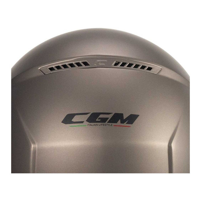 Casco Cgm 167a Flo Mono Visiera Lunga Tortora Satinato