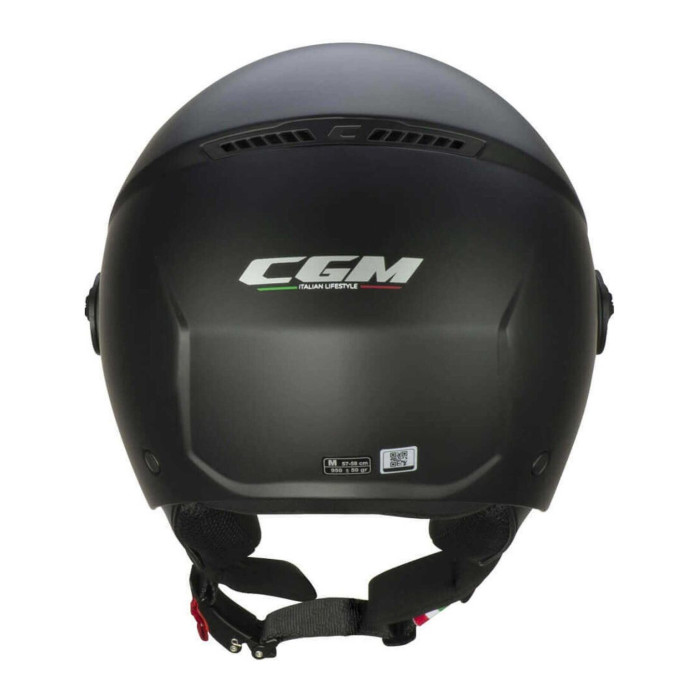 Casco Cgm 167a Flo Mono Visiera Sagomata Nero Opaco