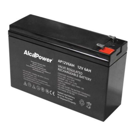 Batteria Al Piombo Ricaricabile AGM Per Servizi 12v 6ah