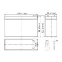 Batteria Al Piombo Ricaricabile AGM Per Servizi 12v 6ah